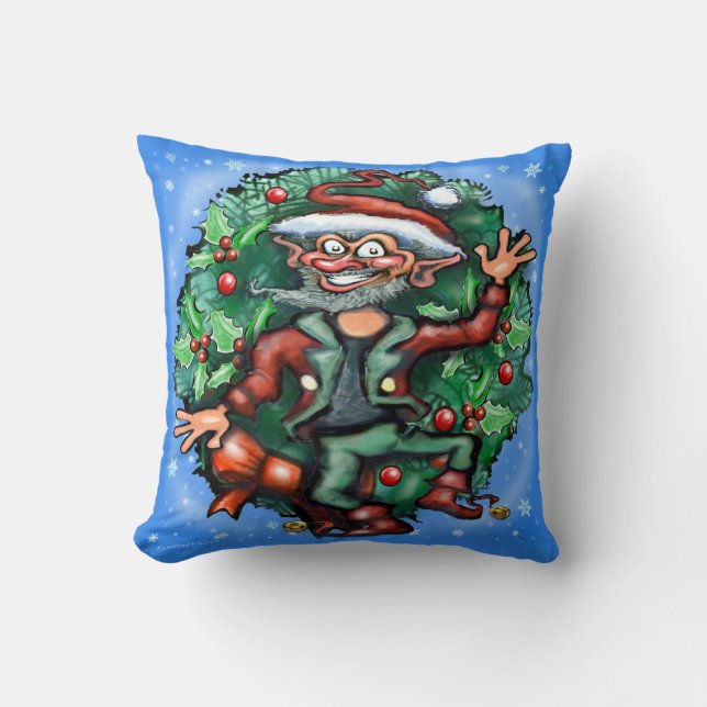 Weihnachtself Kissen (Vorderseite)