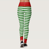Weihnachtself-Kostüm Leggings (Rückseite)