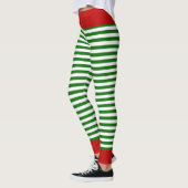 Weihnachtself-Kostüm Leggings (Links)