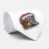 Weihnachtself Krawatte (Gerollt)