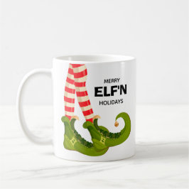 Weihnachtself Legs Kaffeetasse