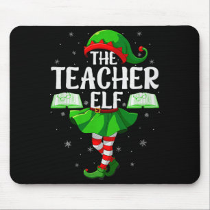 Weihnachtself Lehrerin Mädchen Frauen Elf Truppe X Mousepad