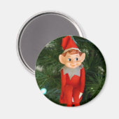 Weihnachtself Magnet (Vorderseite/Rückseite)