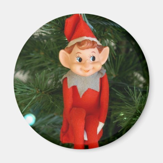 Weihnachtself Magnet (Vorne)