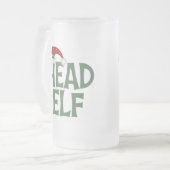 Weihnachtself Mattierte Tasse (Vorderseite Links)
