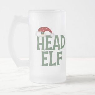 Weihnachtself Mattierte Tasse