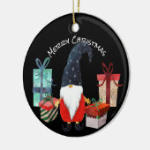 Weihnachtself mit Blue Hat und Packages Ornament (Links)