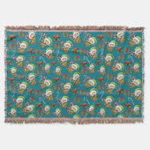 Weihnachtself mit Heiligen, Kranz und Pfefferminz Decke (Vorderseite)