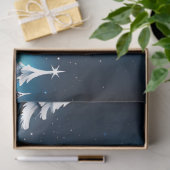 Weihnachtself mit Kitten. Seidenpapier (Geschenk)