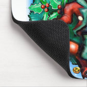 Weihnachtself Mousepad (Ecke)