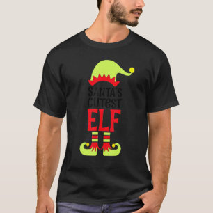 Weihnachtself Niedlicher Elf Niedlich Elf Santa El T-Shirt