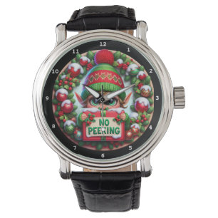 Weihnachtself ohne Spähen Armbanduhr