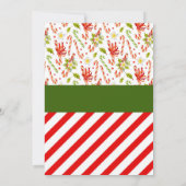 Weihnachtself-Party Einladung (Rückseite)