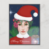 Weihnachtself Postkarte (Vorderseite)