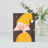 Weihnachtself Postkarte (Stehend Vorderseite)