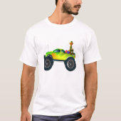 Weihnachtself-Reitwagen T-Shirt (Vorderseite)