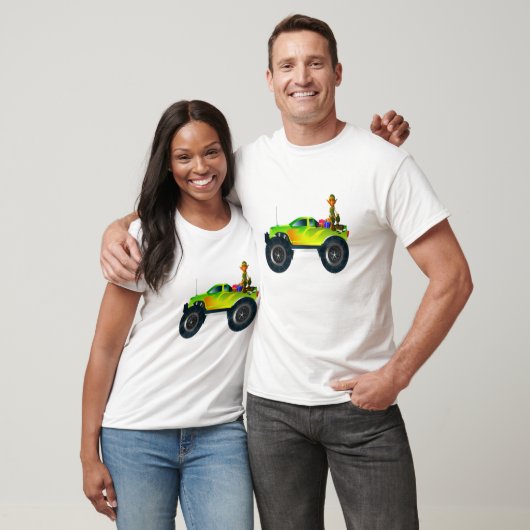Weihnachtself-Reitwagen T-Shirt (Unisex)
