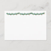 Weihnachtself Rudolph Einschließungskarte Begleitkarte (Rückseite)