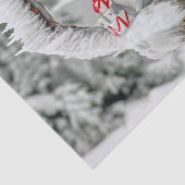 Weihnachtself Schneebäume Seidenpapier (Ausschnitt)