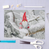 Weihnachtself Schneebäume Seidenpapier (Handwerk)