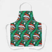 Weihnachtself Schürze (Vorderseite)