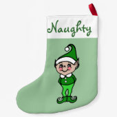 Weihnachtself-Strumpf Kleiner Weihnachtsstrumpf (Rückseite)