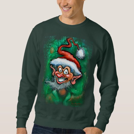 Weihnachtself Sweatshirt (Vorderseite)