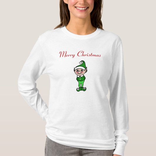 Weihnachtself-T - Shirt (Vorderseite)
