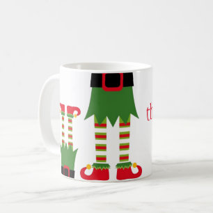 Weihnachtself-Tasse Kaffeetasse