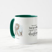 Weihnachtself-Tasse Tasse (Vorderseite Links)