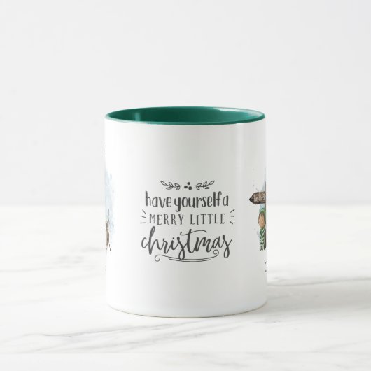 Weihnachtself-Tasse Tasse (Zentrum)