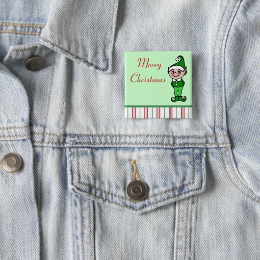 Weihnachtself-Taste Button (Beispiel)