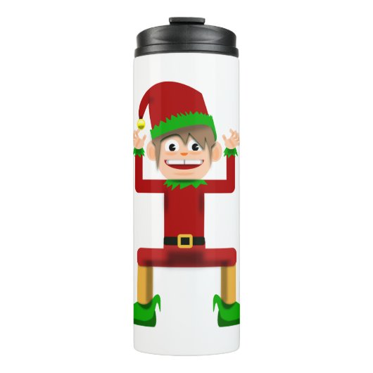 Weihnachtself Thermosbecher (Vorderseite)