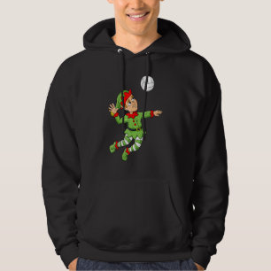 Weihnachtself Volleyball Boys Girls Kinder Teens X Hoodie