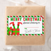 Weihnachtself vom Weihnachtsgeschenk (Insitu)