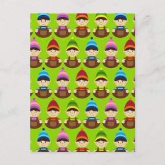 Weihnachtself Wiederholung Postkarte