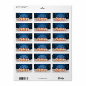 Weihnachtselfen Adressaufkleber (Vorne)