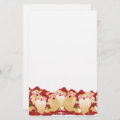 Weihnachtselfen Briefpapier (Vorne/Hinten)