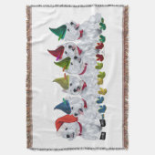 Weihnachtselfen Decke (Vorderseite Vertikal)