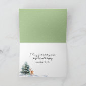 Weihnachtselfen Feiertagskarte (Innenseite)