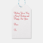 Weihnachtselfen Geschenkanhänger (Rückseite)