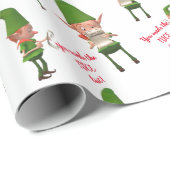 Weihnachtselfen Geschenkpapier (Rolleneckpunkt)