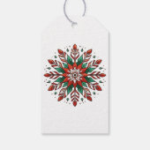 Weihnachtselfen glücklicher Urlaub Geschenkanhänger (Rückseite)