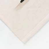 Weihnachtselfen in festlichen Hasen Fleecedecke (Ecke)