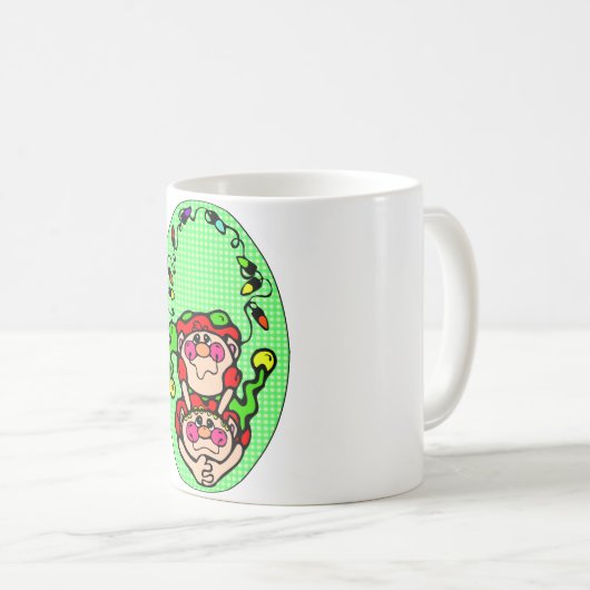 Weihnachtselfen Kaffeetasse (VorderseiteRechts)