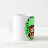 Weihnachtselfen Kaffeetasse (Vorderseite Links)