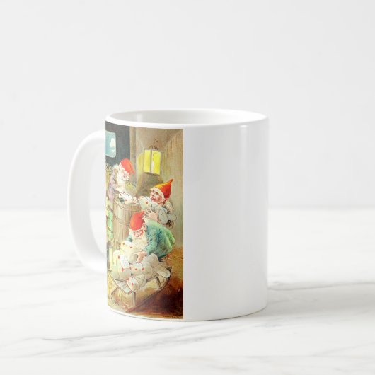 Weihnachtselfen Kaffeetasse (Vorderseite Links)