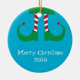 Weihnachtselfen Legs Ornament