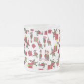 Weihnachtselfen mattierte Tasse (Mittel)