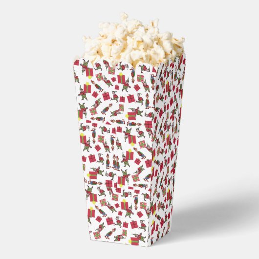 Weihnachtselfen-Popcornschachteln Geschenkschachtel (Geplatzt)